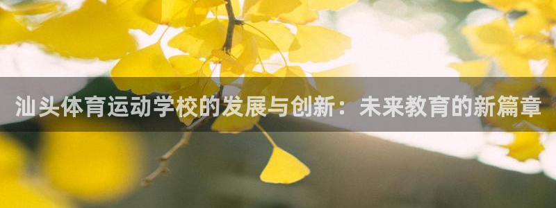 vsport体育官方正版app娱乐平台:汕头体育运动学校的发